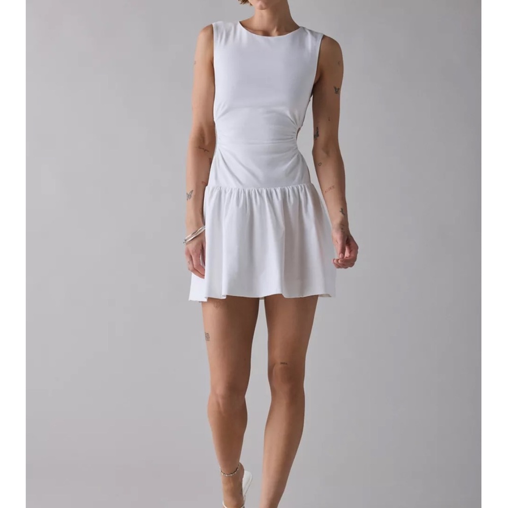 Urban Outfitters Ella Side Cutout Drop Waist Mini Dress